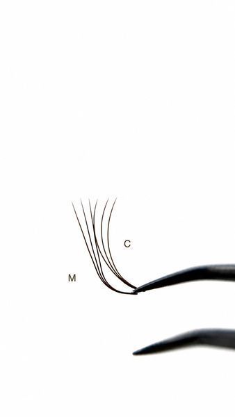 Готові пучки коричневі AirLashes FAST 3D 0,07 (800шт.) MIX 21554575 фото