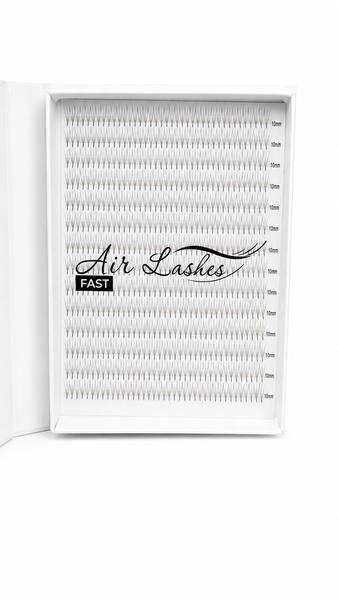 Готові пучки коричневі AirLashes FAST 3D 0,07 (800шт.) MIX 21554575 фото